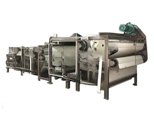 Conveyor belt filter press