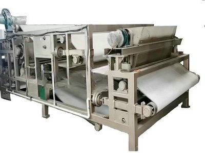 Gravity belt filter press
