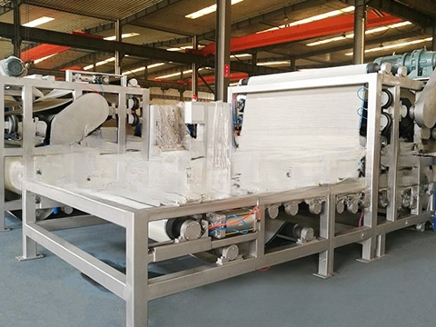 Soybean residue dehydrator