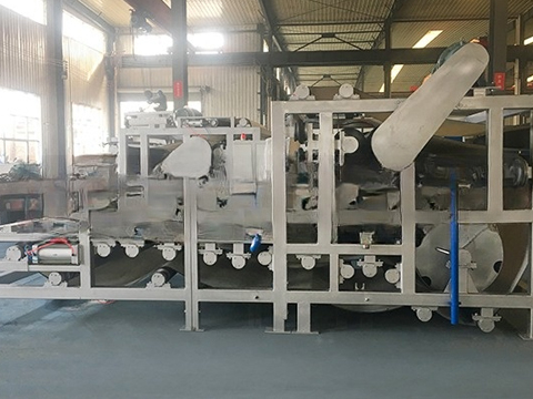 Starch residue dehydrator