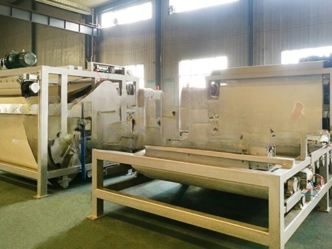 Soybean protein residue dehydrator